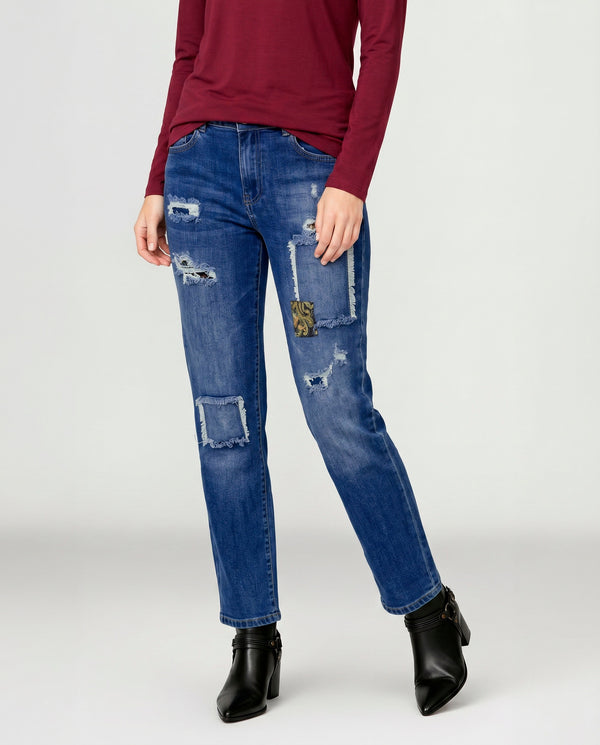 Jeans Mujer Caterina Azul Lineatré