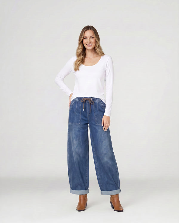 Jeans Mujer Serena Azul Lineatré