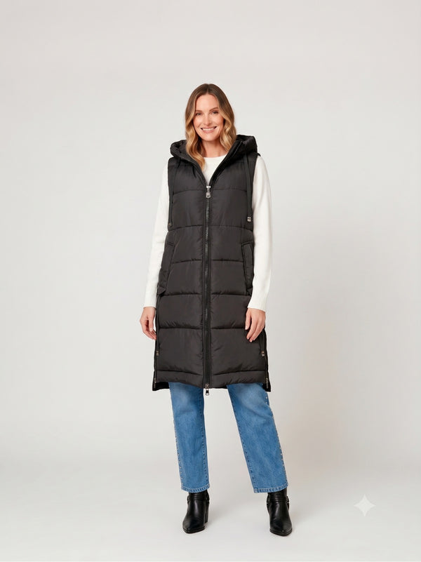 Parka Mujer Caterina Negro Lineatré