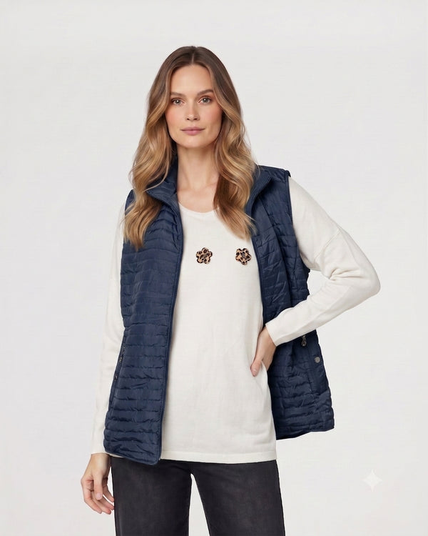 Parka Mujer Serena Azul Lineatré