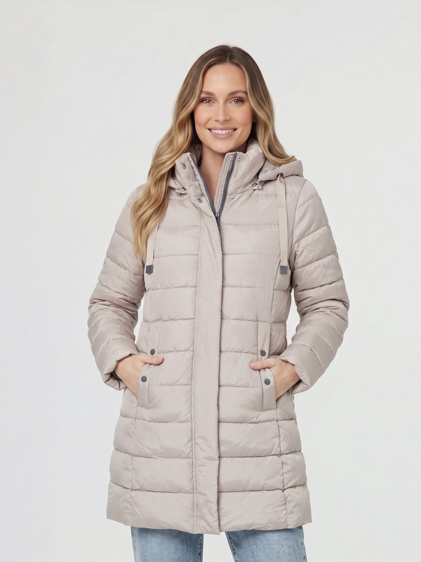 Parka Mujer Sigrid Beige Lineatre