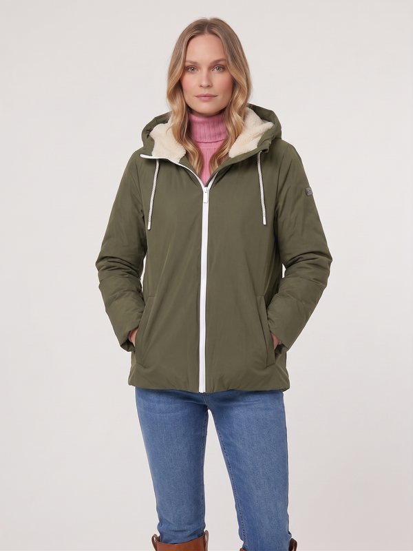 Parka Mujer Noemi Militar Lineatre
