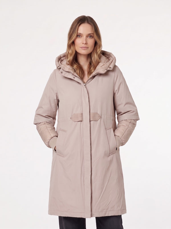 Parka Mujer Lavinia Beige Lineatre