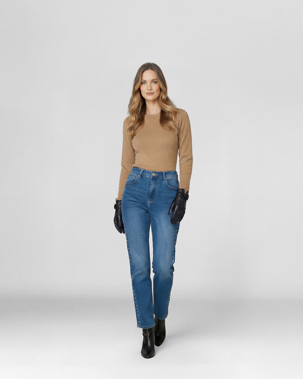 Guante Mujer Mara Negro Lineatre