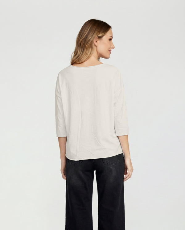 Polera Mujer Viola Beige Lineatré