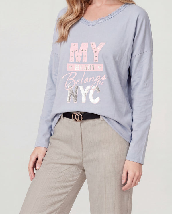 Polera Mujer Margherita Jeans Lineatré
