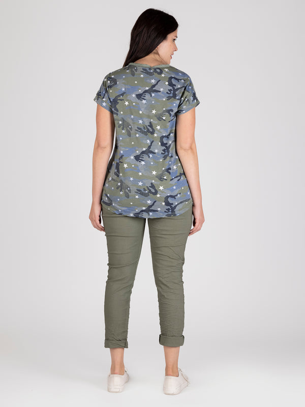 Polera militar lineatre