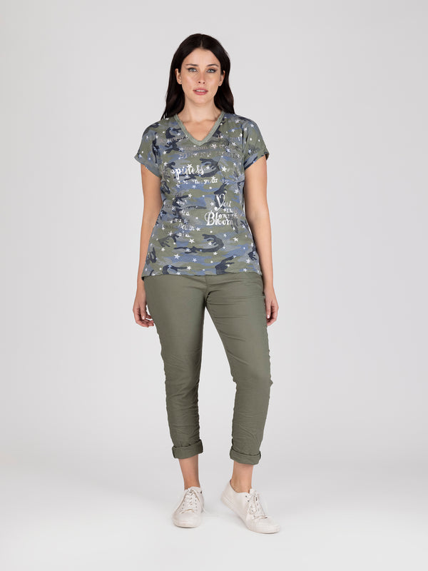 Polera militar lineatre