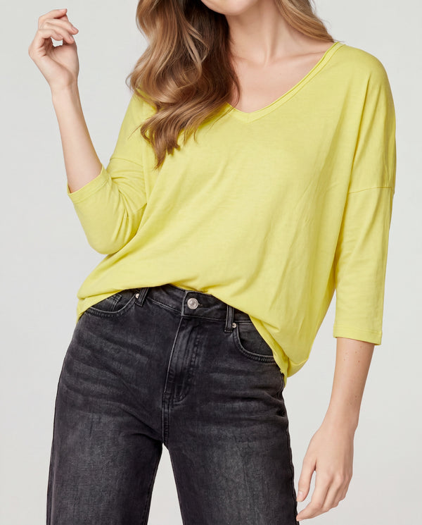 Polera Mujer Isabella Amarillo Lineatré