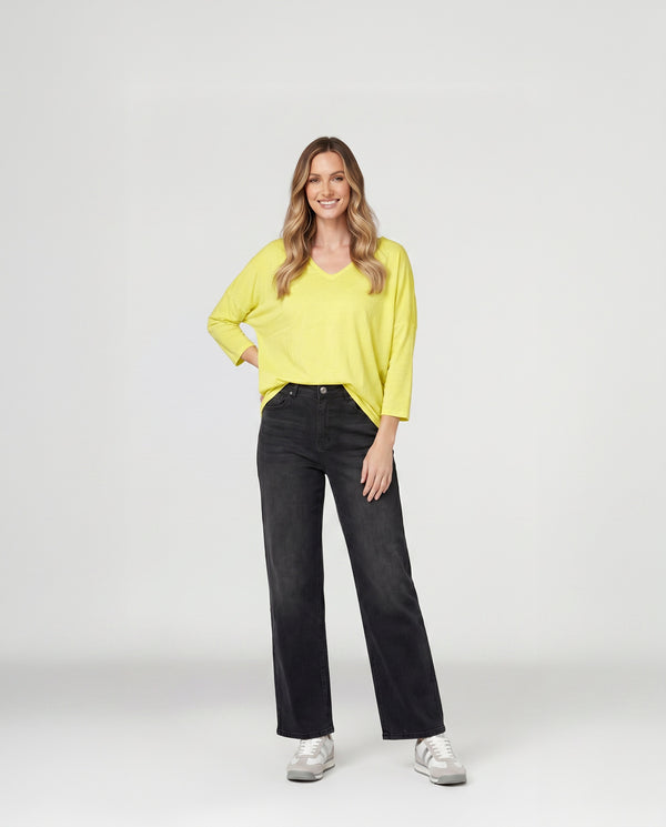 Polera Mujer Isabella Amarillo Lineatré