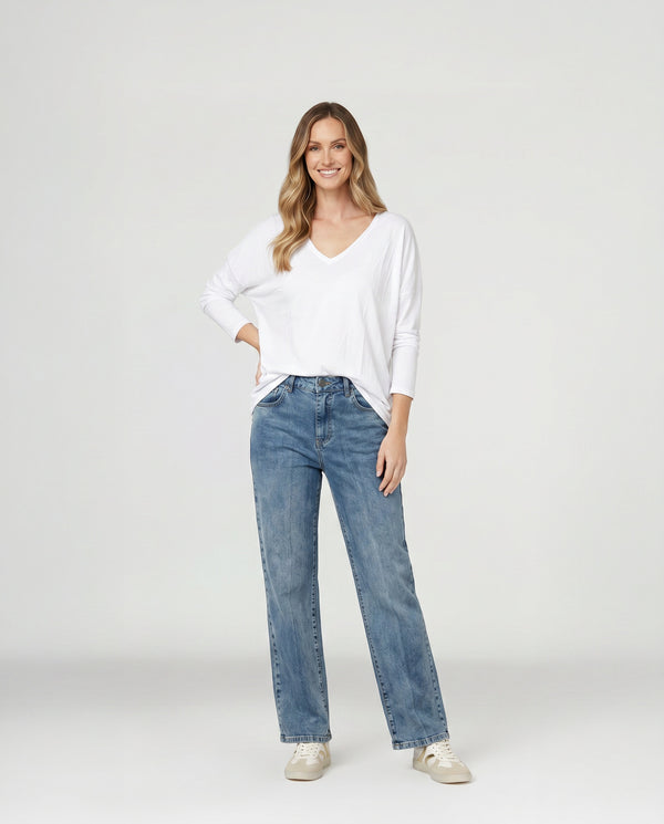 Polera Mujer Ginevra Blanco Lineatré