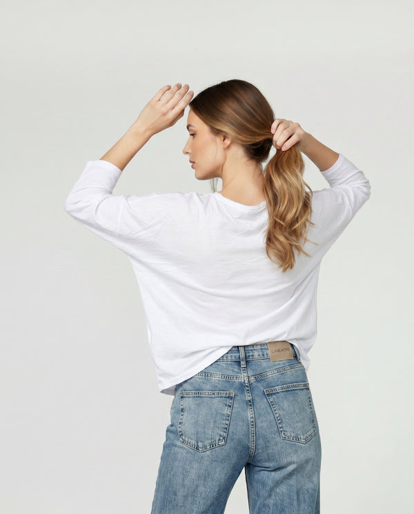 Polera Mujer Ginevra Blanco Lineatré