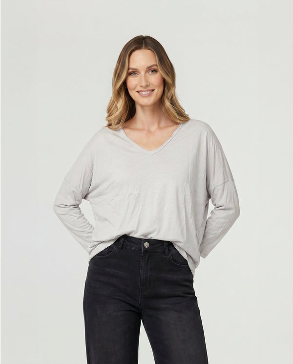 Polera Mujer Lavinia Beige Lineatré