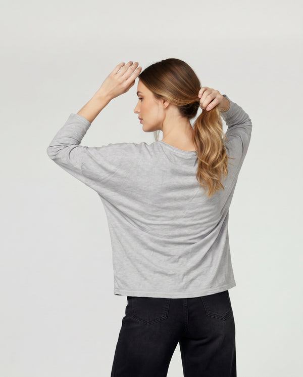 Polera Mujer Stella Fango Lineatré