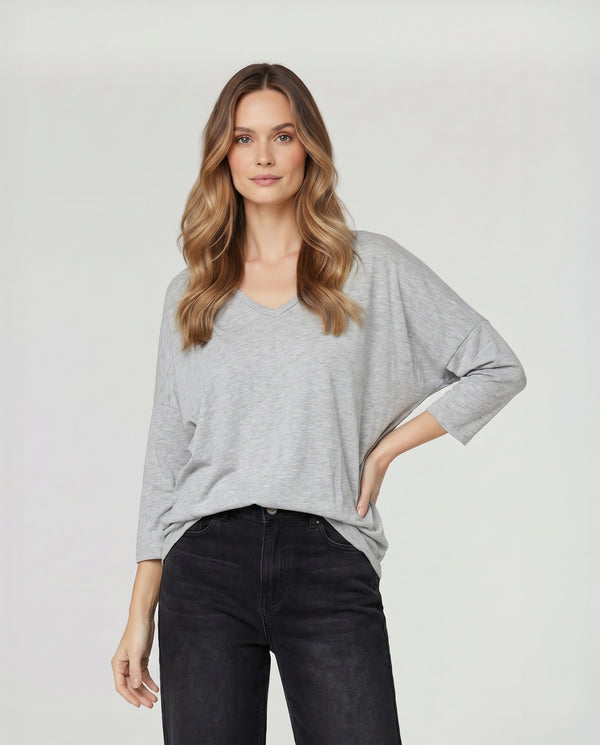 Polera Mujer Stella Fango Lineatré