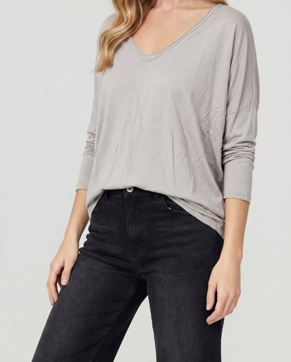 Polera Mujer Stella Fango Lineatré