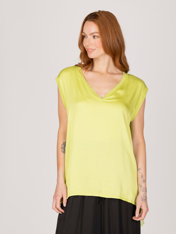 Polera limon lineatre