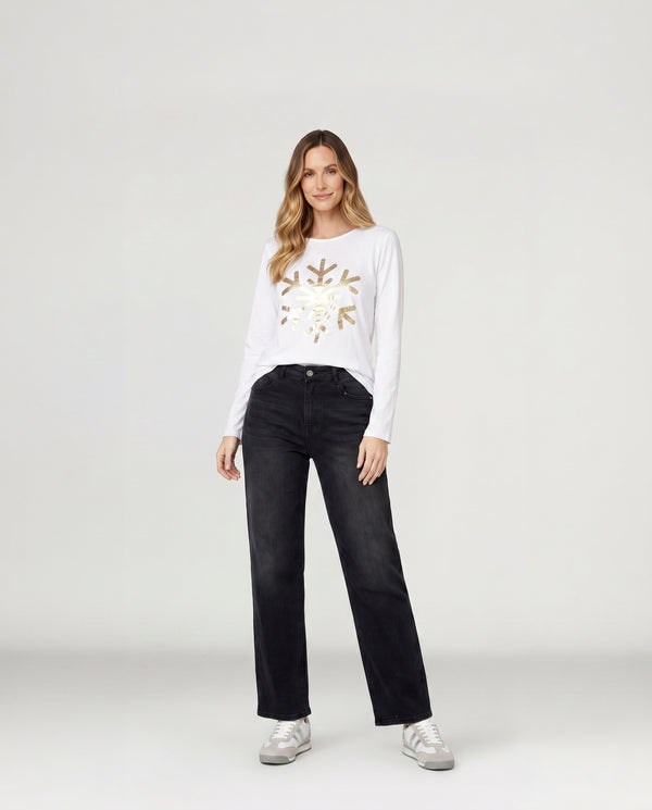 Polera Mujer Lucia Blanco Lineatré