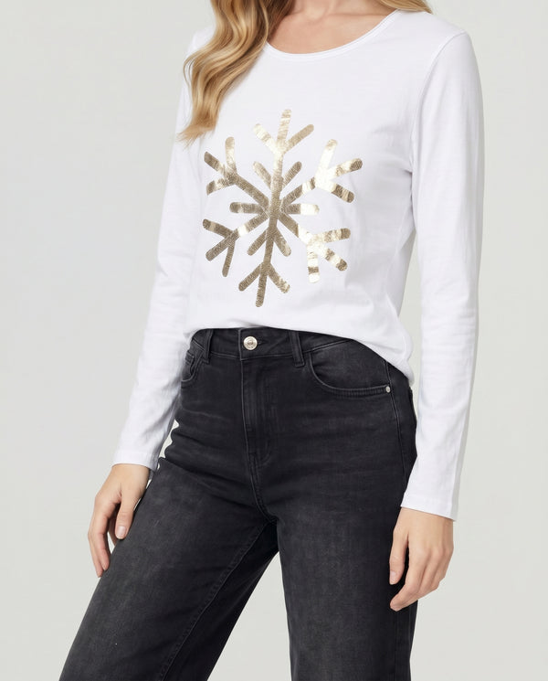 Polera Mujer Lucia Blanco Lineatré