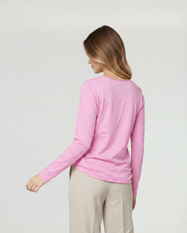 Polera Mujer Greta Fucsia Lineatré