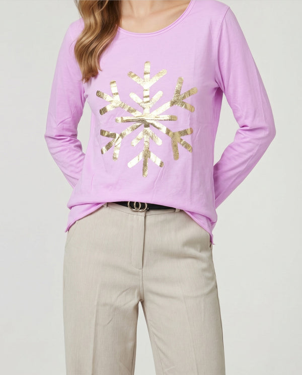 Polera Mujer Greta Fucsia Lineatré
