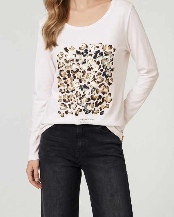 Polera Mujer Azzurra Beige Lineatré