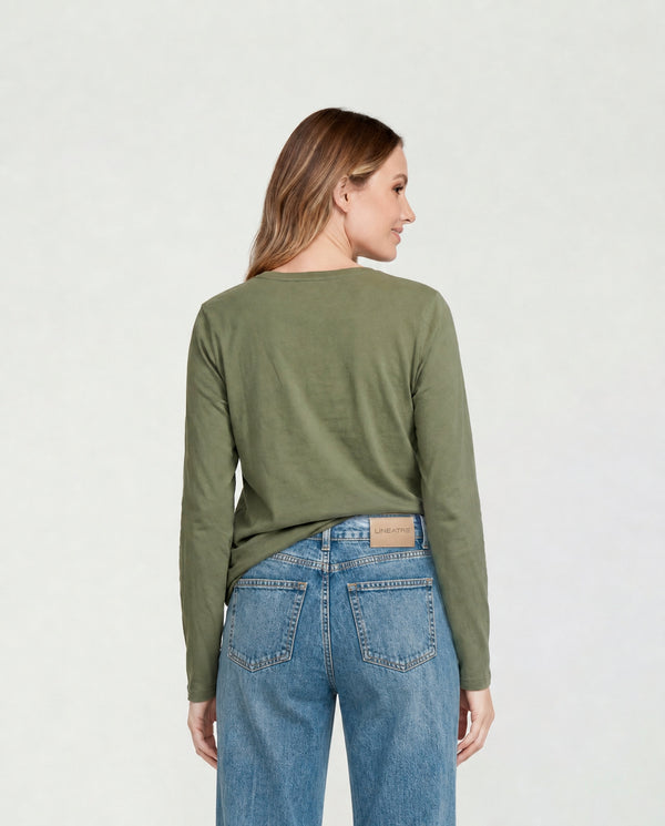 Polera Mujer Rosalia Militar Lineatré