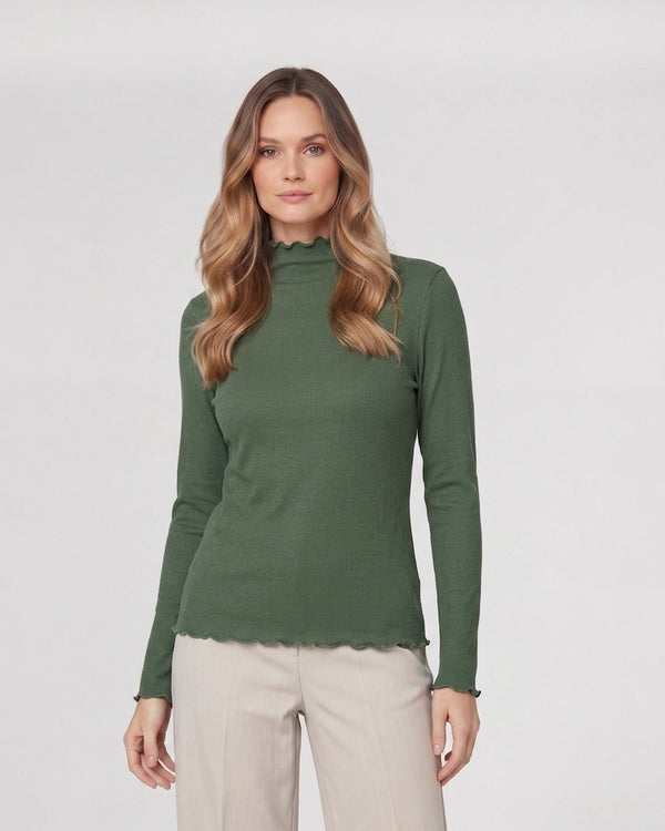 Polera Mujer Alejandra Militar Lineatre