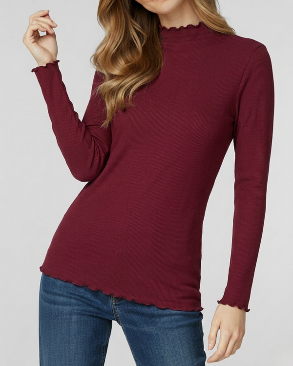 Polera Mujer Alejandra Vino Lineatre