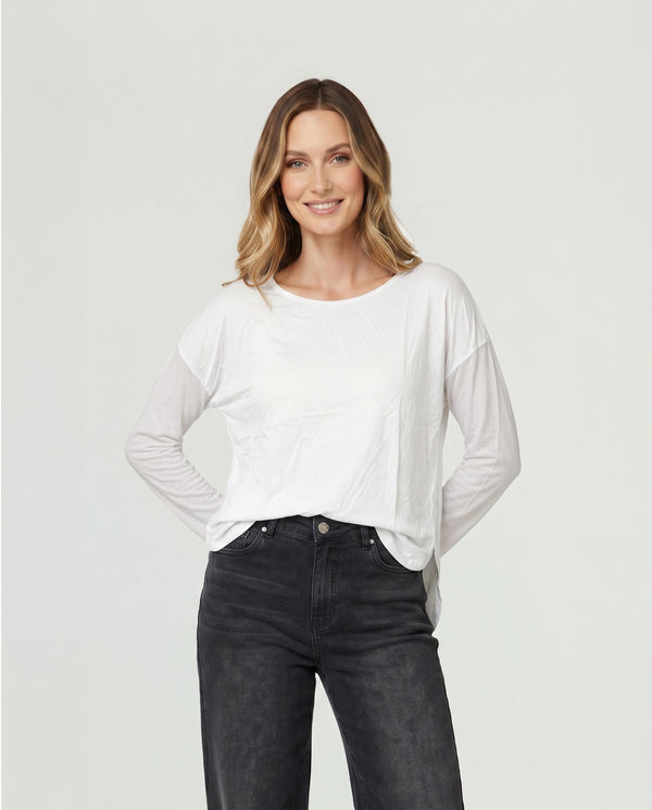 Polera Mujer Luna Beige Lineatré