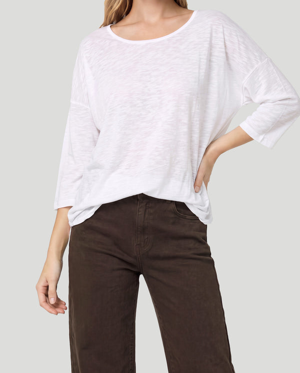 Polera Mujer Noemi Blanco Lineatré
