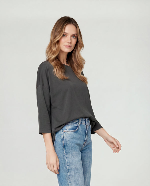 Polera Mujer Ottavia Negro Lineatré