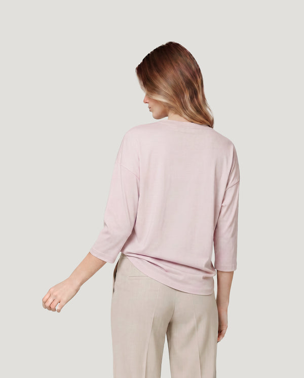 Polera Mujer Costanza Rosa Lineatré