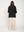 Blusa Negra con Bordado Calado en la Basta