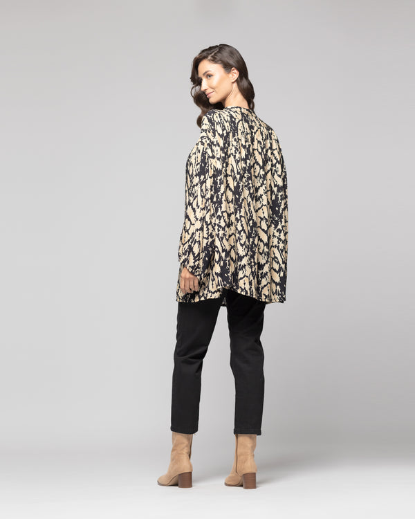 Blusón Mujer Amapola Beige Lineatre