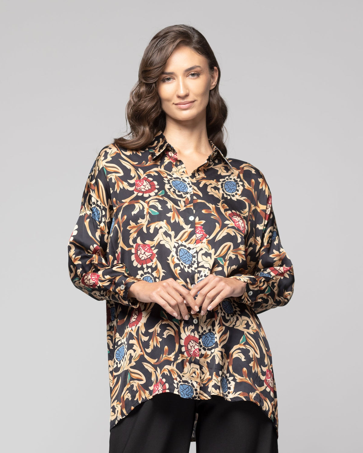 Blusa Mujer Lorena Negro Lineatre