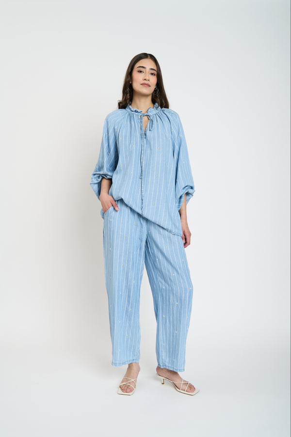 Blusa Mujer Paola Denim Lineatre