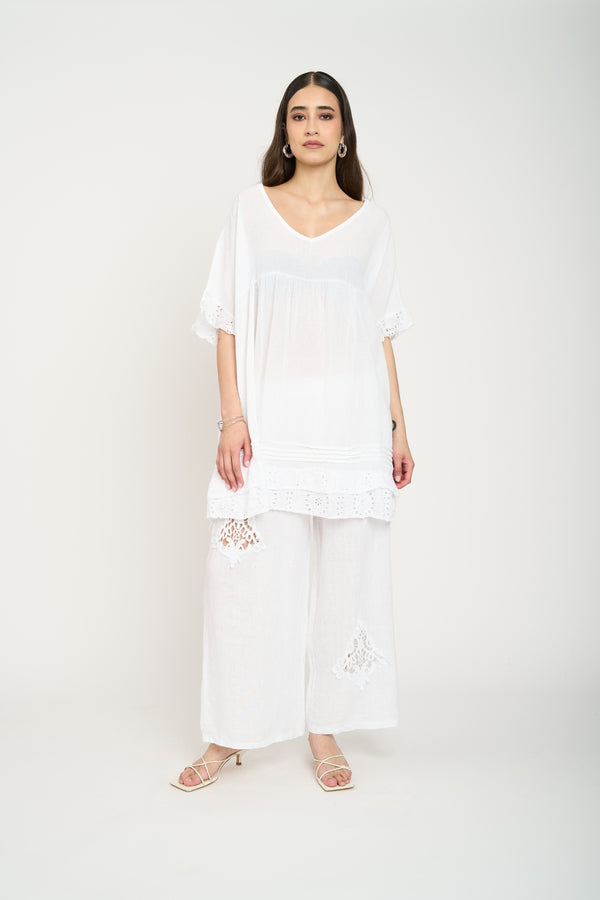 Blusa Mujer Gianna Blanco Lineatre