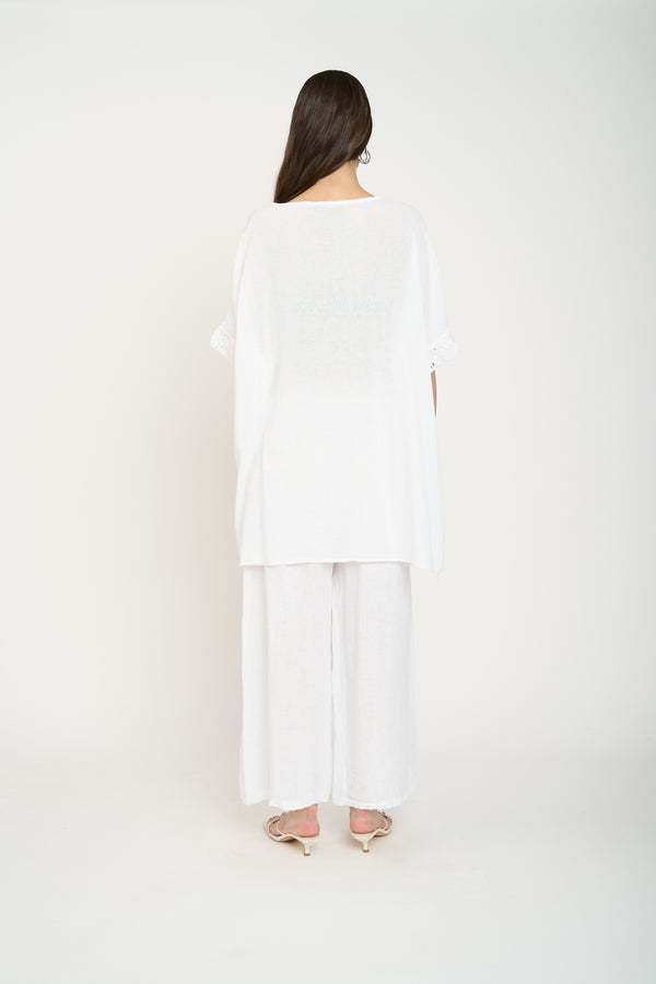 Blusa Mujer Gianna Blanco Lineatre