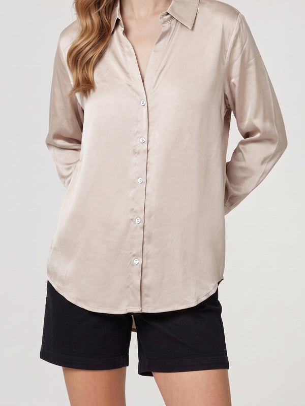 Blusa Mujer Emilia Beige Lineatré