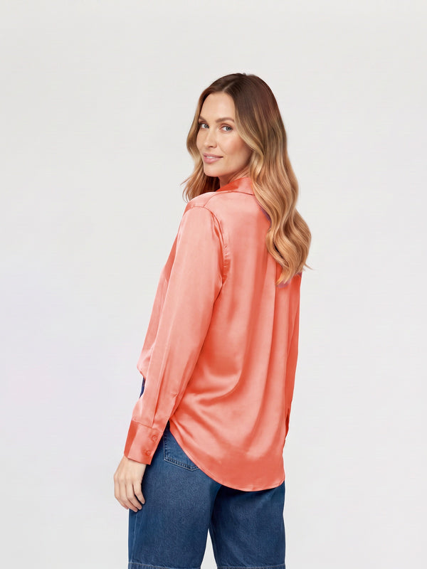Blusa Mujer Emilia Naranjo Lineatré