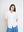 Blusa Mujer Constanza Cuello con solapa Blanco Lineatre