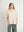 Blusa Mujer Constanza Cuello con solapa Beige Lineatre