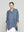 Blusa Mujer Bibiana Oversize Con Diseño De Puntos Azul Lineatre