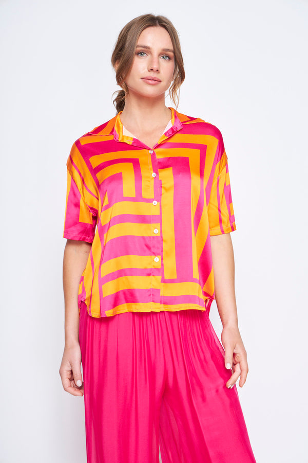 BLUSA CIRA FUCSIA