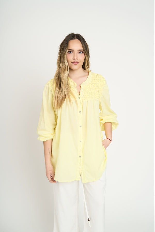 Blusa Mujer Alessandra Amarillo Lineatre