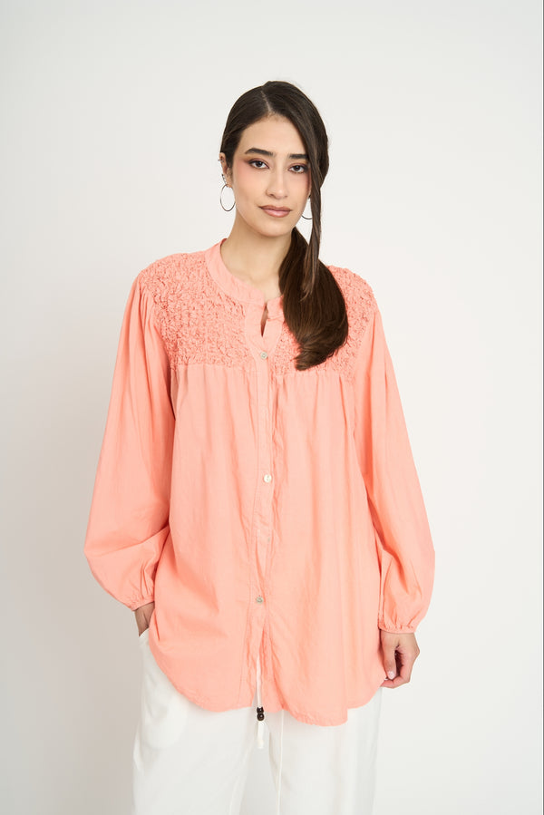 Blusa Mujer Alessandra Salmon Lineatre