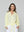 Blusa Mujer Benilda Lino Con Broderie Ajustable En La Cintura Amarilla Lineatre