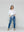 Blusa Mujer Benilda Lino Con Broderie Ajustable En La Cintura Blanca Lineatre