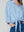 Blusa Mujer Benilda Lino Con Broderie Ajustable En La Cintura Celeste Lineatre